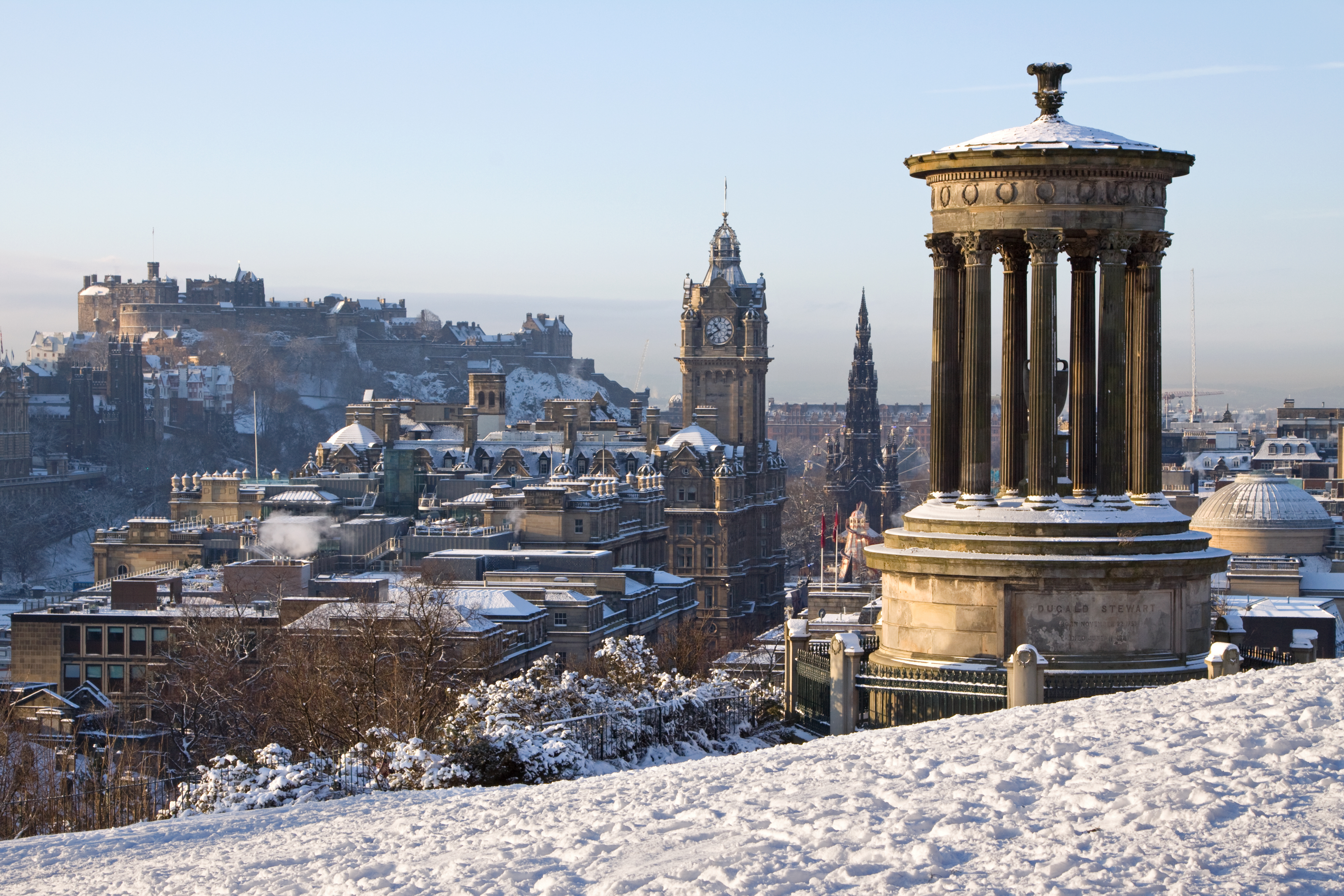 Edinburgh snow shutterstock